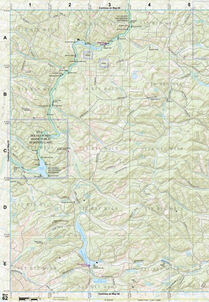 Maine Atlas & Gazetteer Map 62 Preview 1