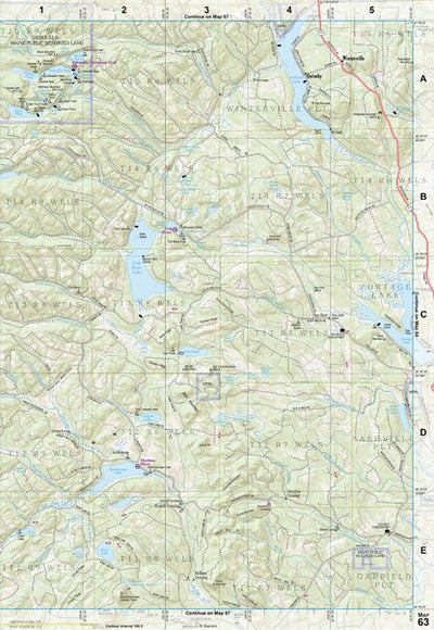 Maine Atlas & Gazetteer Map 63 Preview 1