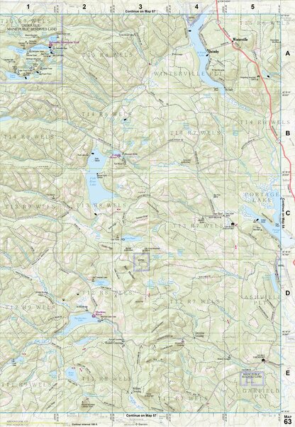 Maine Atlas & Gazetteer Map 63 Preview 1