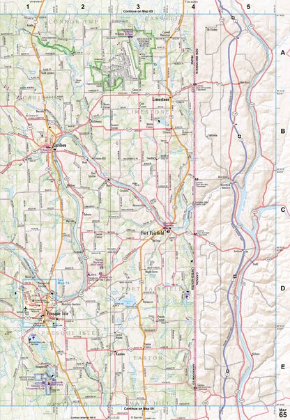 Maine Atlas & Gazetteer Map 65 Preview 1