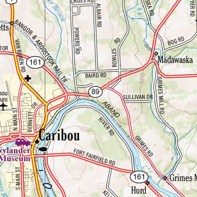 Maine Atlas & Gazetteer Map 65 Preview 3