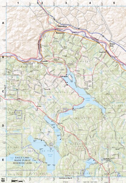 Maine Atlas & Gazetteer Map 68 Preview 1