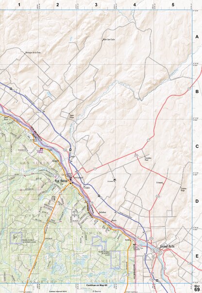 Maine Atlas & Gazetteer Map 69 Preview 1