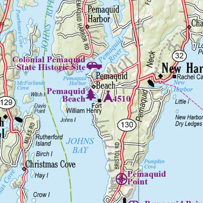 Maine Atlas & Gazetteer Map 7 Preview 2
