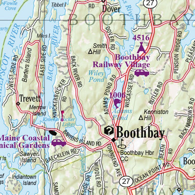 Maine Atlas & Gazetteer Map 7 Preview 3