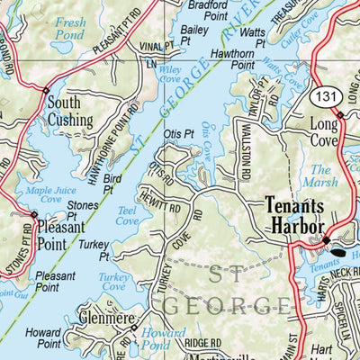 Maine Atlas & Gazetteer Map 8 Preview 3