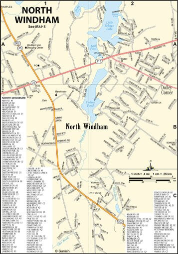 Maine Atlas & Gazetteer- North Windham Preview 1