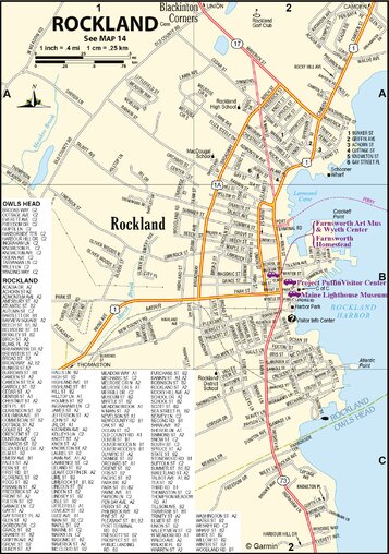 Maine Atlas & Gazetteer- Rockland Preview 1