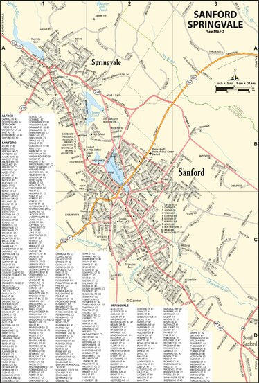 Maine Atlas & Gazetteer- Sanford/Springvale Preview 1
