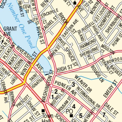 Maine Atlas & Gazetteer- Sanford/Springvale Preview 2