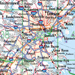 Maryland/Delaware Atlas & Gazetteer Overview Map Preview 3