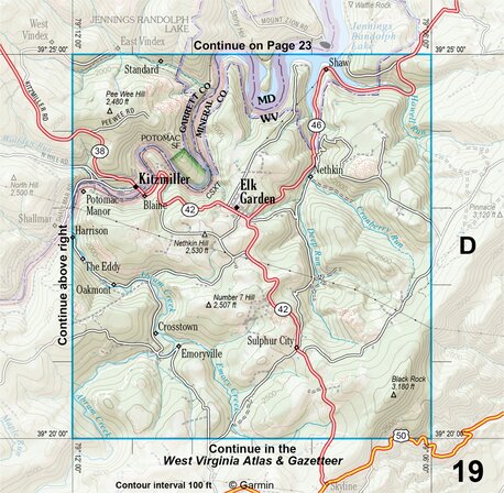Maryland/Delaware Atlas & Gazetteer Page 19 Inset Preview 1