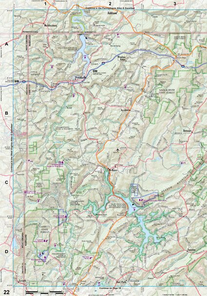 Maryland/Delaware Atlas & Gazetteer Page 22 Preview 1