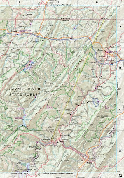 Maryland/Delaware Atlas & Gazetteer Page 23 Preview 1