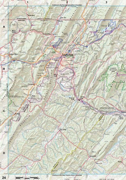 Maryland/Delaware Atlas & Gazetteer Page 24 Preview 1