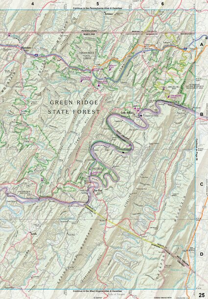 Maryland/Delaware Atlas & Gazetteer Page 25 Preview 1