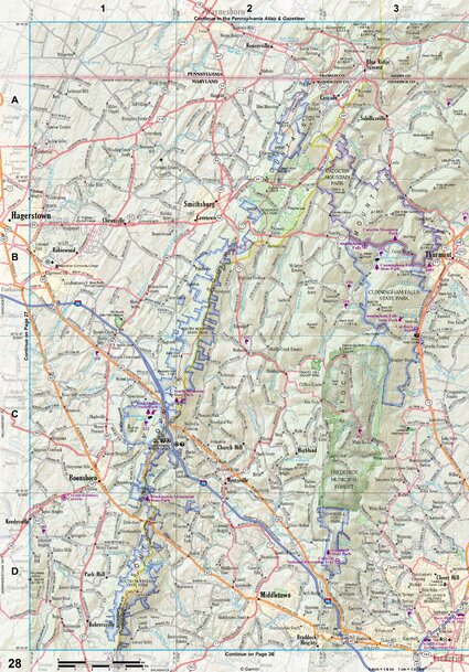 Maryland/Delaware Atlas & Gazetteer Page 28 Preview 1