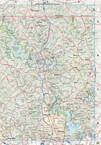 Maryland/Delaware Atlas & Gazetteer Page 31 Preview 1