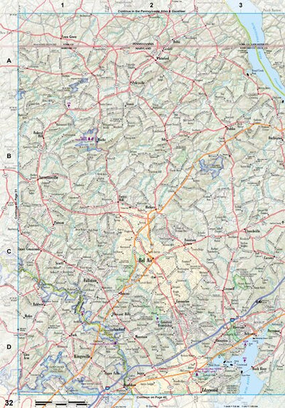 Maryland/Delaware Atlas & Gazetteer Page 32 Preview 1