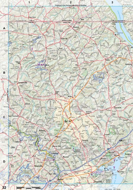 Maryland/Delaware Atlas & Gazetteer Page 32 Preview 1