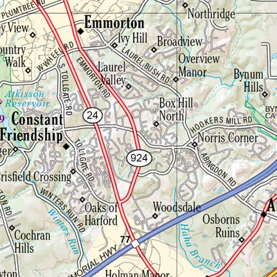 Maryland/Delaware Atlas & Gazetteer Page 32 Preview 3