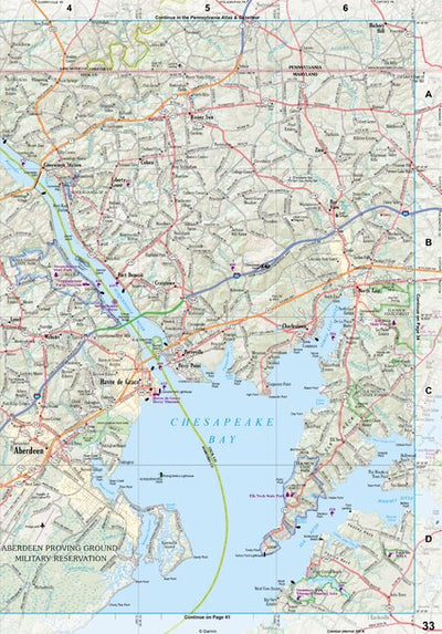 Maryland/Delaware Atlas & Gazetteer Page 33 Preview 1