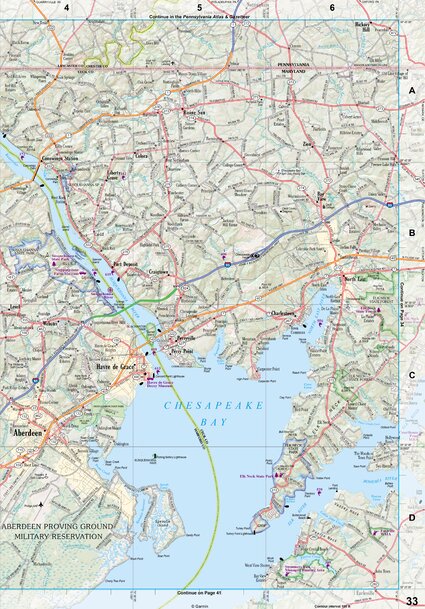 Maryland/Delaware Atlas & Gazetteer Page 33 Preview 1