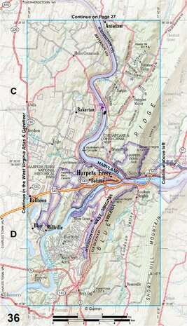 Maryland/Delaware Atlas & Gazetteer Page 36 Inset Preview 1
