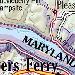 Maryland/Delaware Atlas & Gazetteer Page 36 Inset Preview 2