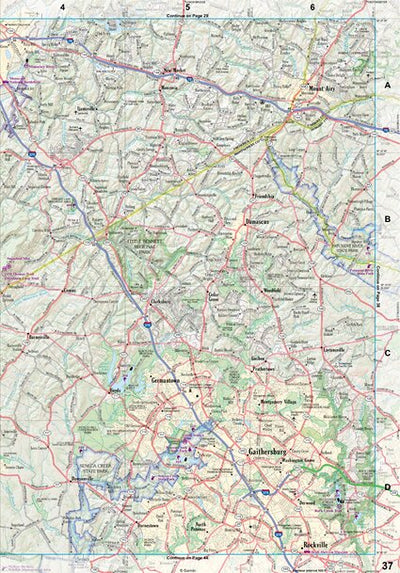 Maryland/Delaware Atlas & Gazetteer Page 37 Preview 1
