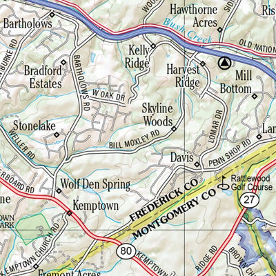 Maryland/Delaware Atlas & Gazetteer Page 37 Preview 3
