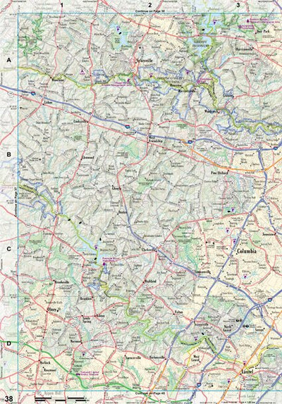 Maryland/Delaware Atlas & Gazetteer Page 38 Preview 1