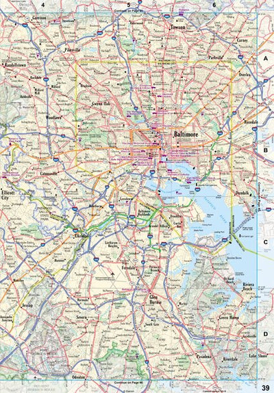 Maryland/Delaware Atlas & Gazetteer Page 39 Preview 1