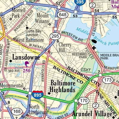 Maryland/Delaware Atlas & Gazetteer Page 39 Preview 2