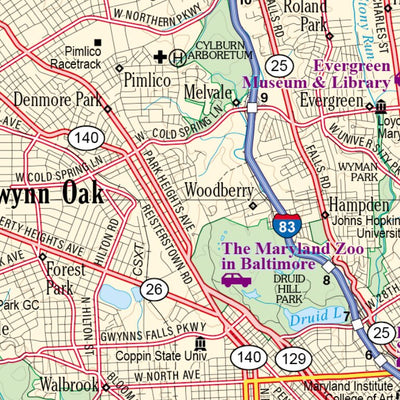 Maryland/Delaware Atlas & Gazetteer Page 39 Preview 3