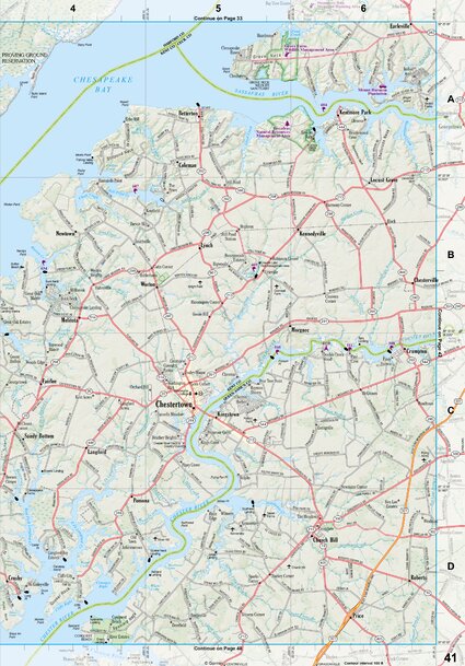 Maryland/Delaware Atlas & Gazetteer Page 41 Preview 1