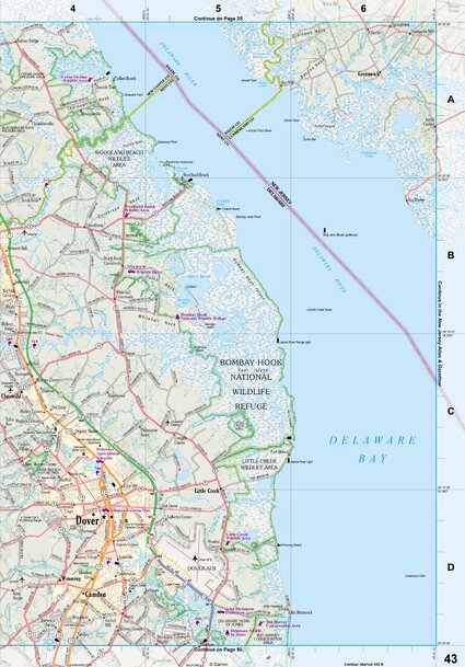 Maryland/Delaware Atlas & Gazetteer Page 43 Preview 1