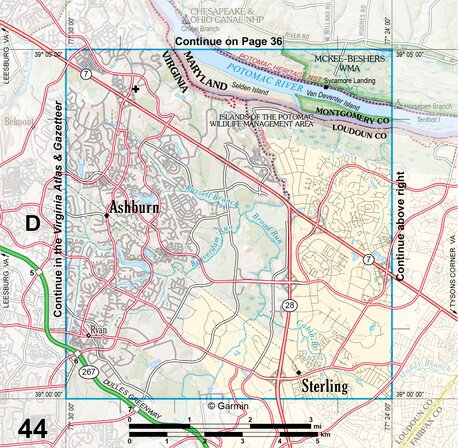 Maryland/Delaware Atlas & Gazetteer Page 44 Inset Preview 1