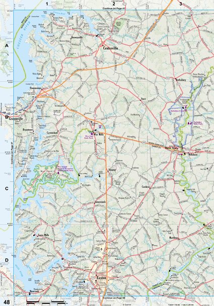 Maryland/Delaware Atlas & Gazetteer Page 48 Preview 1