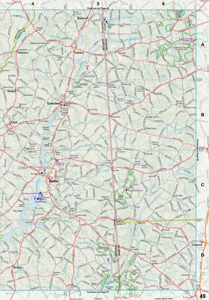 Maryland/Delaware Atlas & Gazetteer Page 49 Preview 1