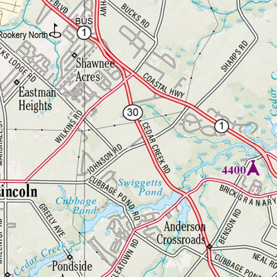 Maryland/Delaware Atlas & Gazetteer Page 50 Preview 3
