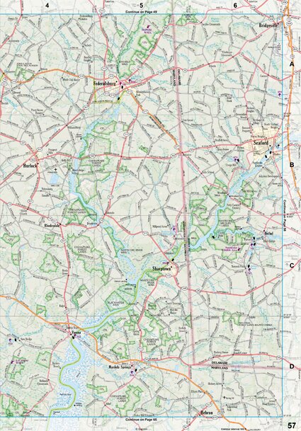 Maryland/Delaware Atlas & Gazetteer Page 57 Preview 1