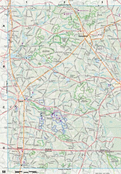 Maryland/Delaware Atlas & Gazetteer Page 58 Preview 1