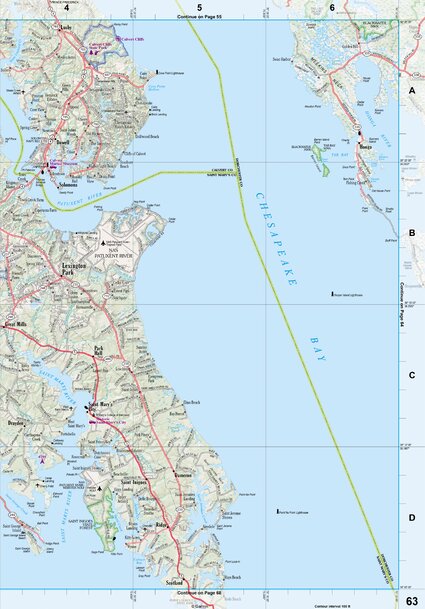 Maryland/Delaware Atlas & Gazetteer Page 63 Preview 1