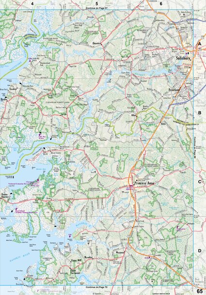 Maryland/Delaware Atlas & Gazetteer Page 65 Preview 1