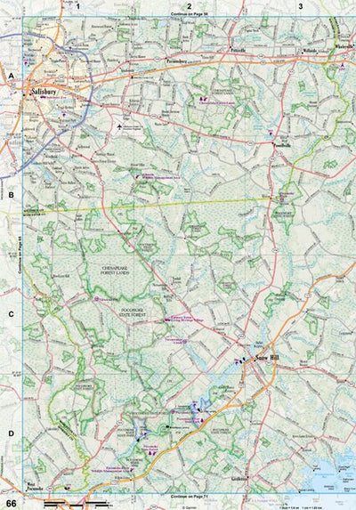 Maryland/Delaware Atlas & Gazetteer Page 66 Preview 1