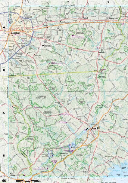 Maryland/Delaware Atlas & Gazetteer Page 66 Preview 1