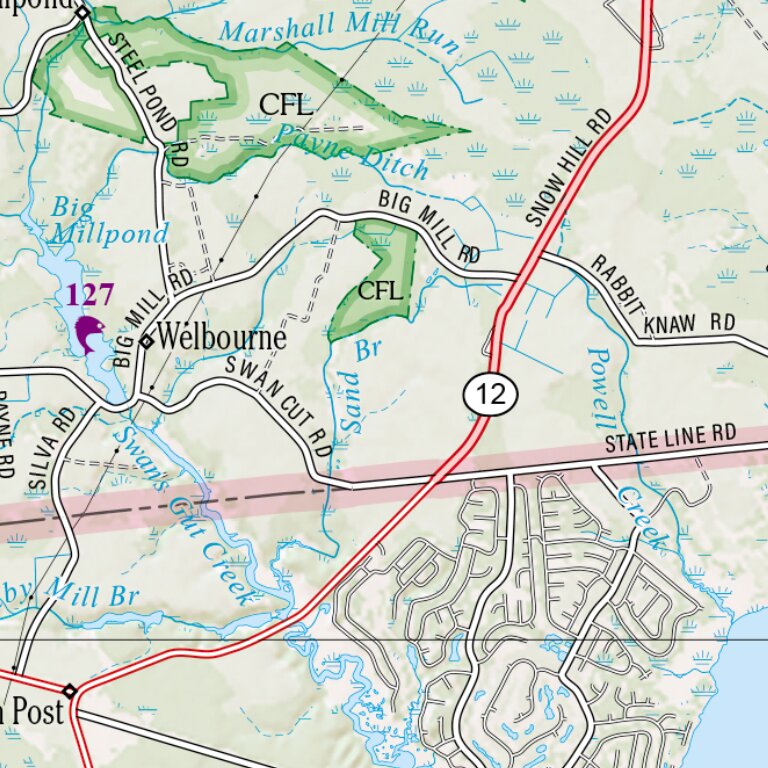 Maryland/Delaware Atlas & Gazetteer Page 71 Map by Garmin | Avenza Maps