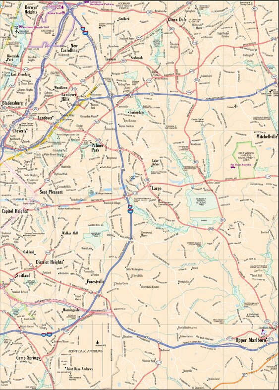 Maryland/Delaware Atlas & Gazetteer Washington, DC 2 Map by Garmin ...
