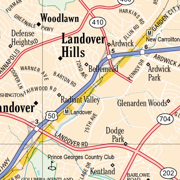 Maryland/Delaware Atlas & Gazetteer Washington, DC 2 Map by Garmin ...